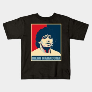 Diego Maradona Hope Poster Art Kids T-Shirt